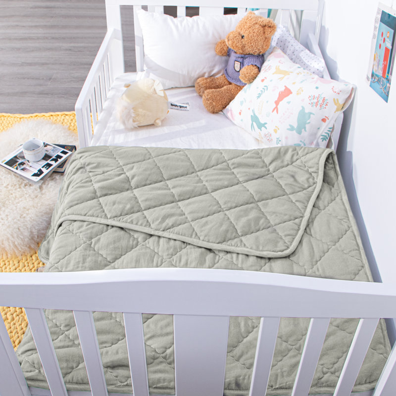 1 édredon pour tout-petits, couverture matelassée en duvet synthétique de couleur unie, 39 x 47 pouces - NTBAY, 43 po x 60 po