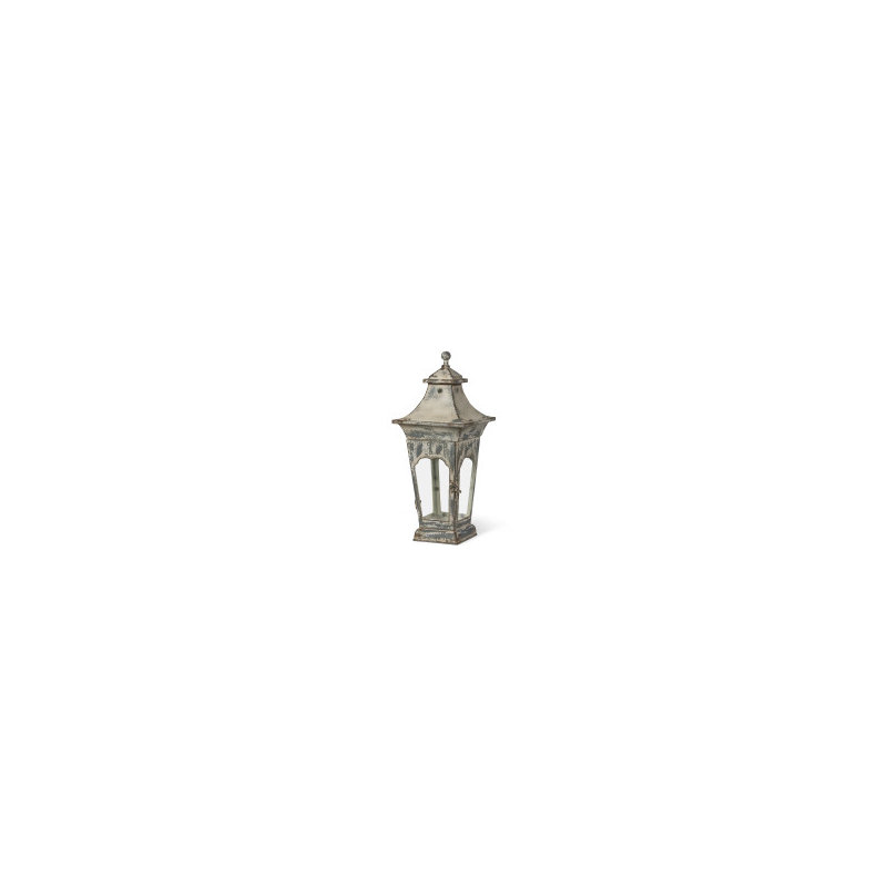 Outdoor Wall Lantern, Gray, 22.8" H x 7.9" W x 7.9" D