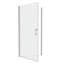 Porte de douche pivotante universelle à ouverture 1 3/8 po avec verre trempé de 1/4 po-109554002