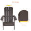 Chaise Adirondack Volkard HiPS-1736506456