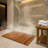 Isidore Teak Non-Slip Bath Rug