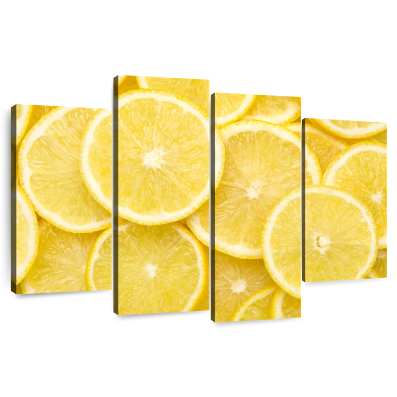 Yarlin Slices Of Lemon, 42" H x 68" W