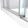 72.38" W x 34.5" D x 76" H Frameless Rectangle Sliding Shower Enclosure