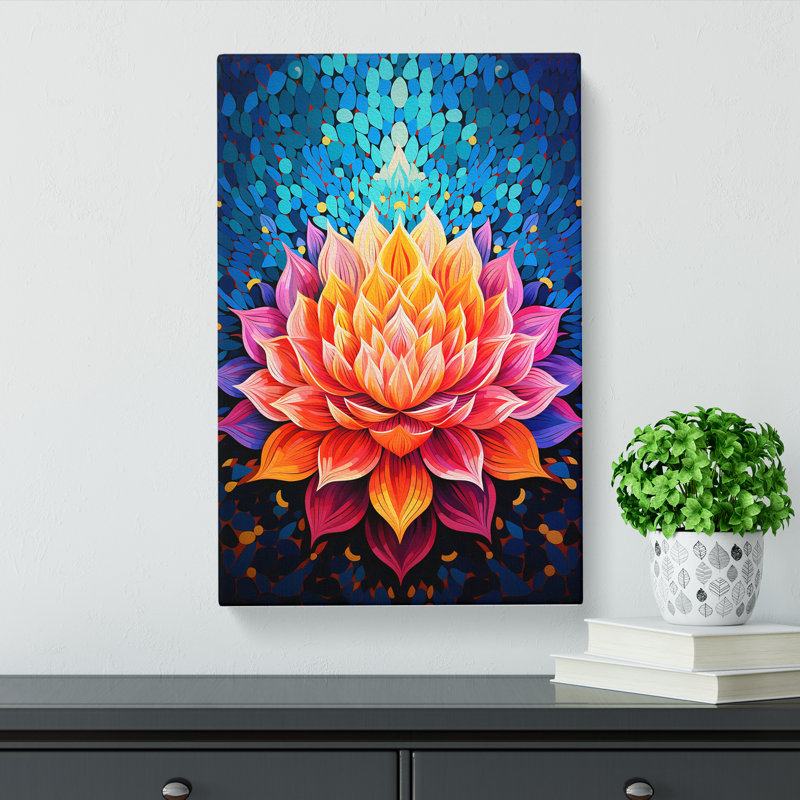 Lotus Flower Op No.2 - Print, 76cm H x 50cm W x 3cm D