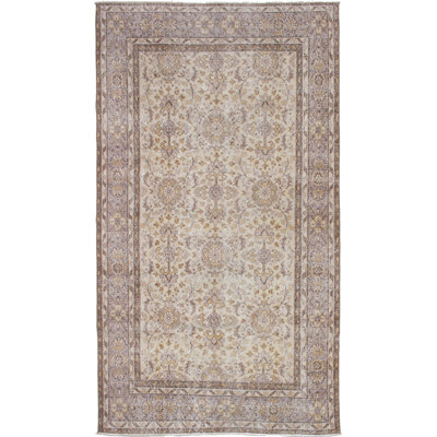 Serna One-of-a-Kind 4'8" X 8'9" Before 1900 Wool Area Rug in Cream
