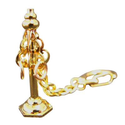 Feng Shui Import 1'' W Gold Key Chain