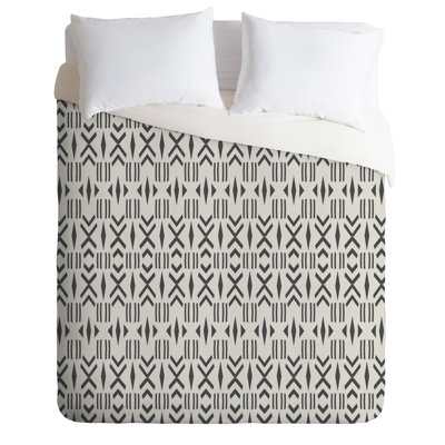 Rustic Polyester Geometric Shapes Duvet Cover