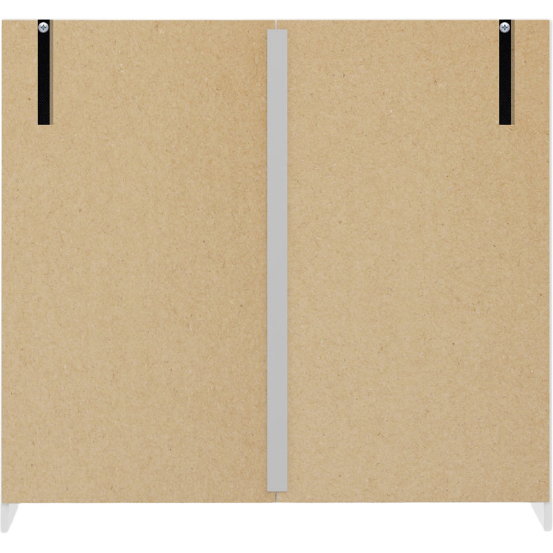 Denver 4 Drawer Chest, White