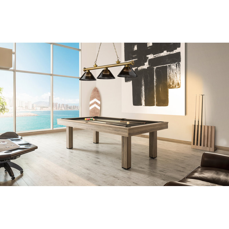 Luminaire suspendu linéaire 3 lumières Annaleisa, Fumée, Nickel brossé