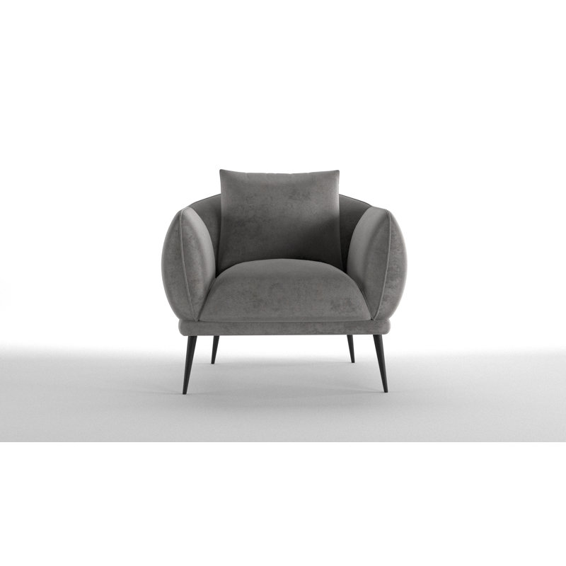 Fix Upholstered Armchair, Mist Grey