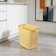 Poubelle rectangulaire de 3,5 gallons, poubelle en plastique durable pour la salle de bain, la cuisine, le bureau, la salle de lavage et les petits espaces-123441128
