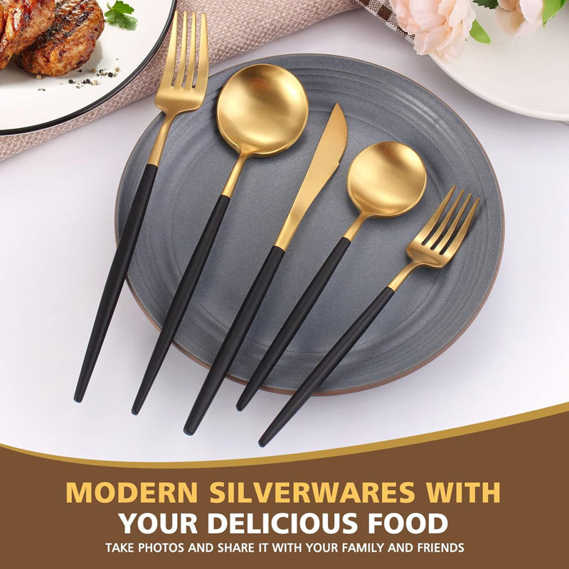 40 Piece Set Of Forged Tableware, Heavy, Service For 8