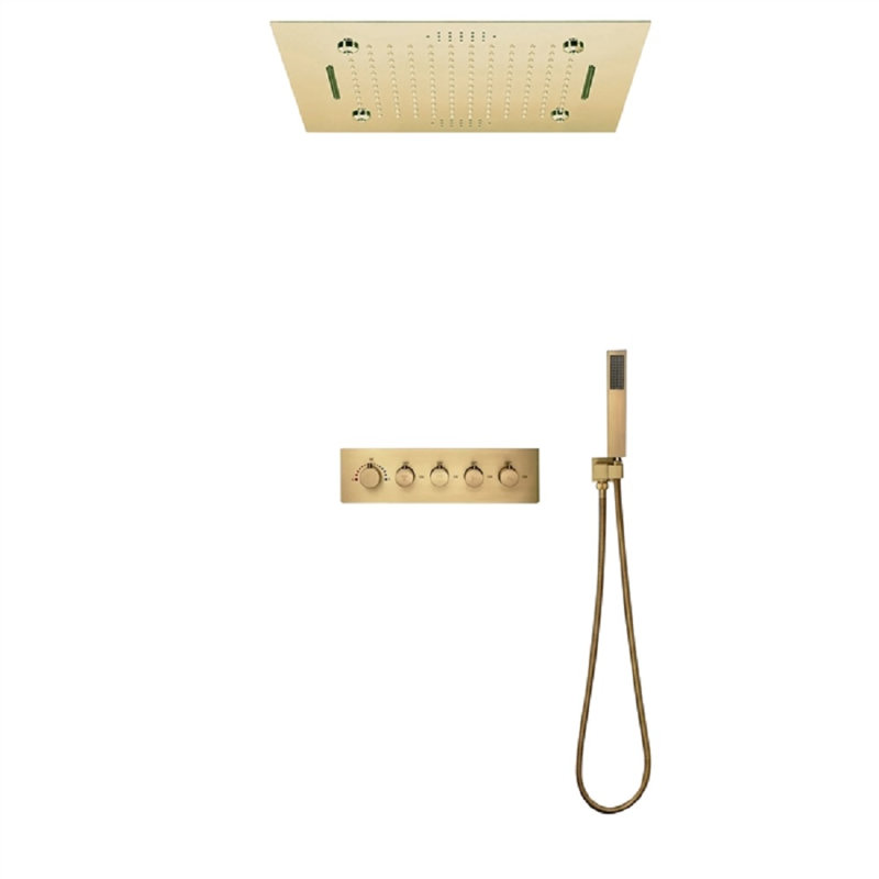 Thermostatic All-In-One Kit with Rough in-Valve