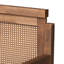 Lit de jour simple Flair avec rotin synthétique et finition frêne cendré, H 41,41 po x l 78,15 po x L 40,96 po-1382246973-1383430208