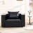 50” W Leather Accent Armchair-890282751