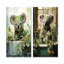 «Bathroom Curious Koala Bathtime», ensemble d'art mural sur toile 2 pièces-102572694-102572702