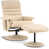 Cream White Faux Leather