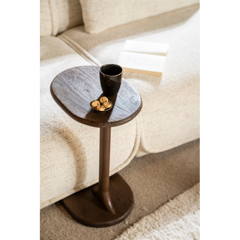 End Table Solid Wood End Table, Natural