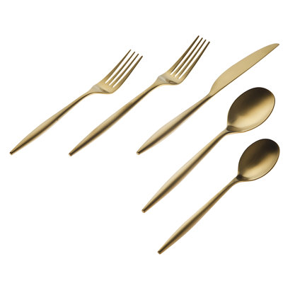 Milano 20 Piece 18/10 Stainless Steel Flatware Set, Service for 4