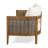 Boling Acacia 4 - Person Patio Conversation Set with Cushions-532842907-484853871
