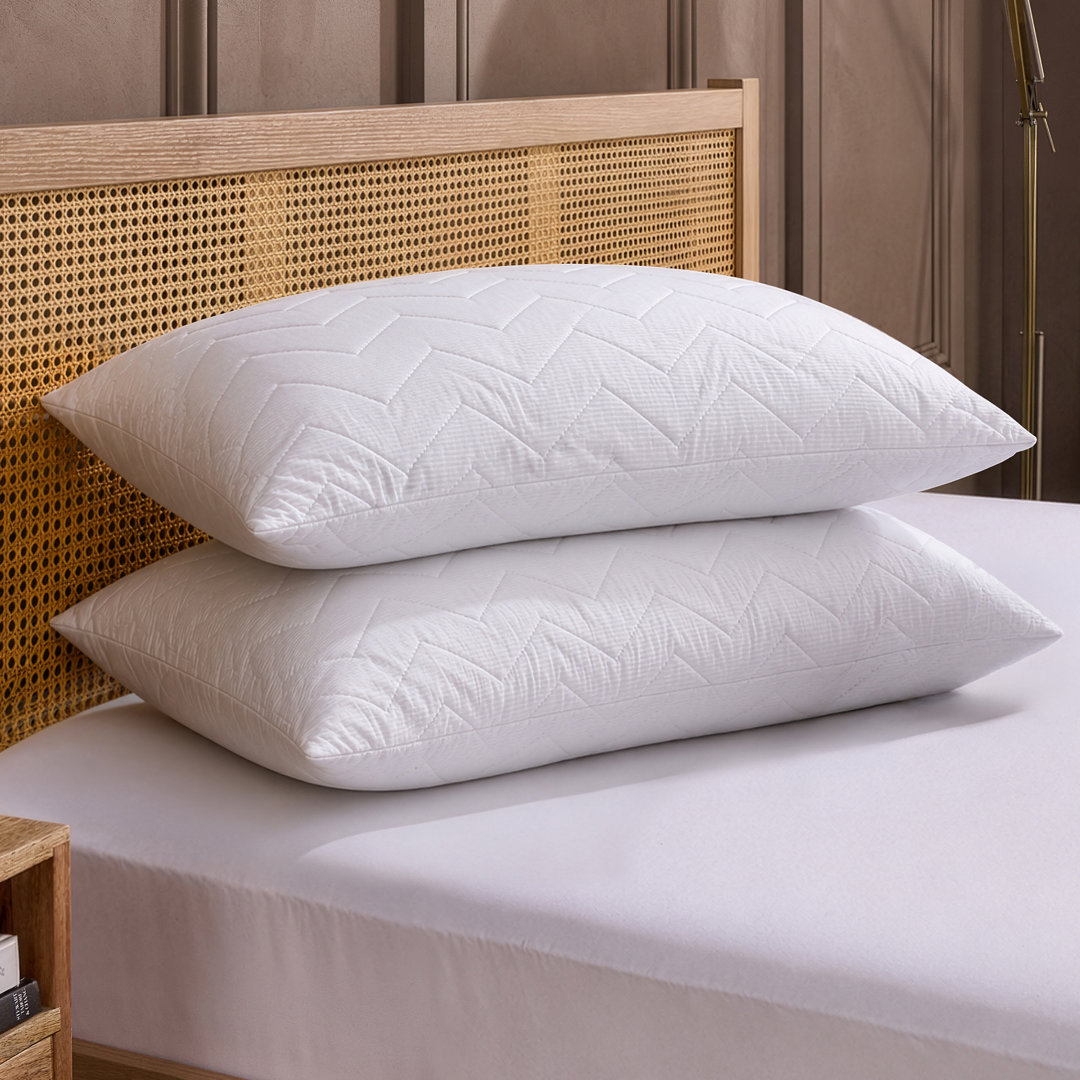 Snuggledown Scandi Rebound Pillow, Firm Support, 2 Pack in White - Image 2