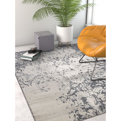 Pearl Machine Woven Grey Indoor Rug