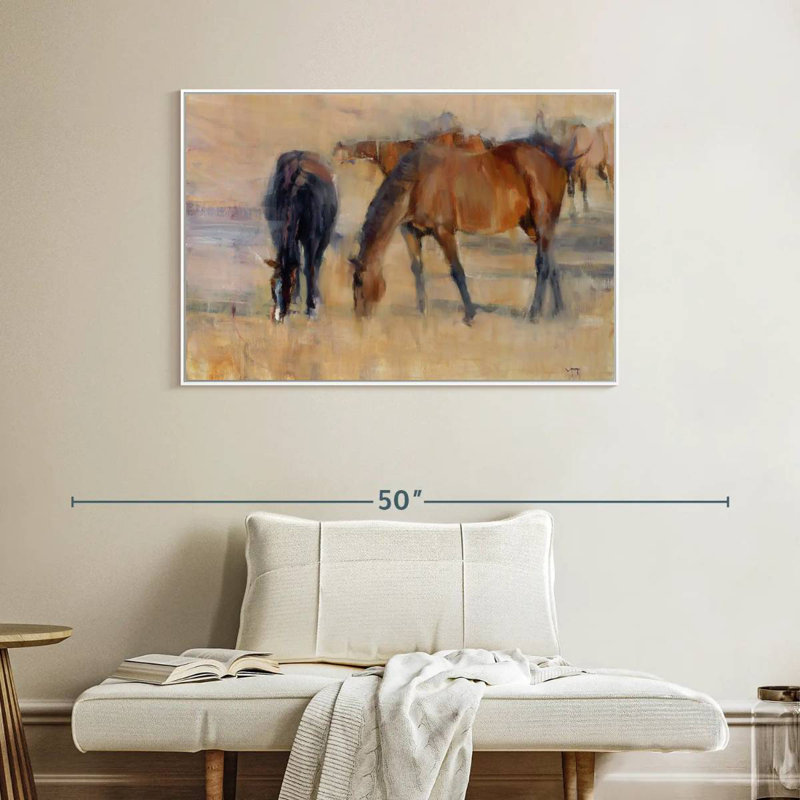 Kentucky Morning I, Cadre flottant blanc, 40 po x 27 po
