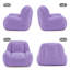 Chaise rembourrée 40 po-114985935