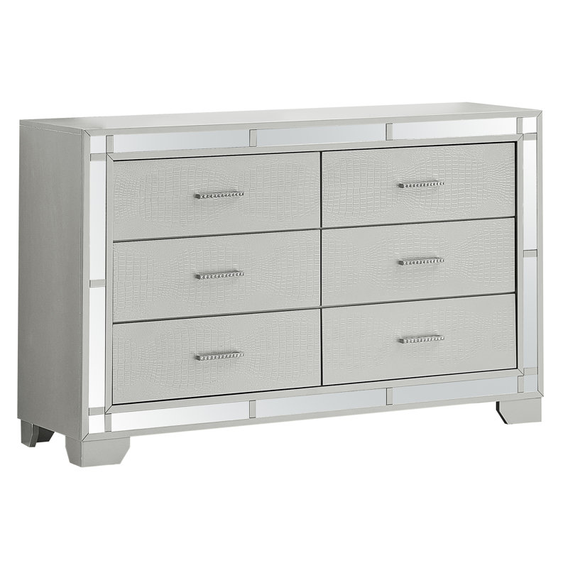 Salem 6 Drawer 59'' W Double Dresser