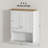 Bathroom Cabinet Wall Mounted Medicine Cabinet with 2 Doors, Adjustable Shelf