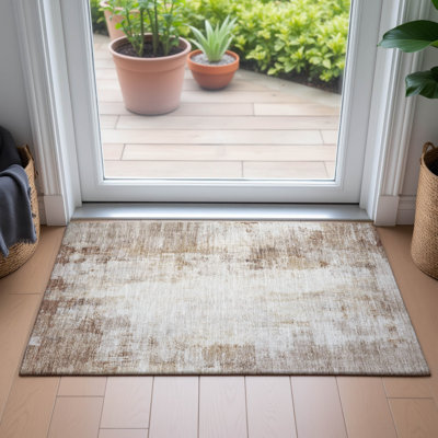 Tapis moderne lavable à la machine intérieur / extérieur Eva ACN2171