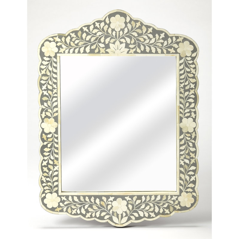 Miroir d'appoint Ren Botanic Bone, Gris