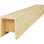 Poutre en bois taillé à la main AmeriCraft, 3 côtés (poutre en U), l 3 1/2 po x H 3 1/2 po x L 240 po, pin teint