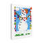 « paix bonhomme de neige », art encadré-32713067