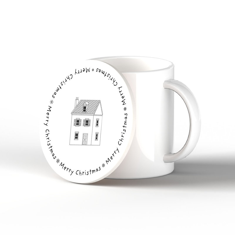 Carley Ceramic Round 1 Piece Coaster