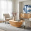 Table basse ovale