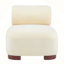 Fauteuil d'appoint moderne en polyester pour salon - Design élégant, durable et adapté aux animaux de compagnie-1745582621