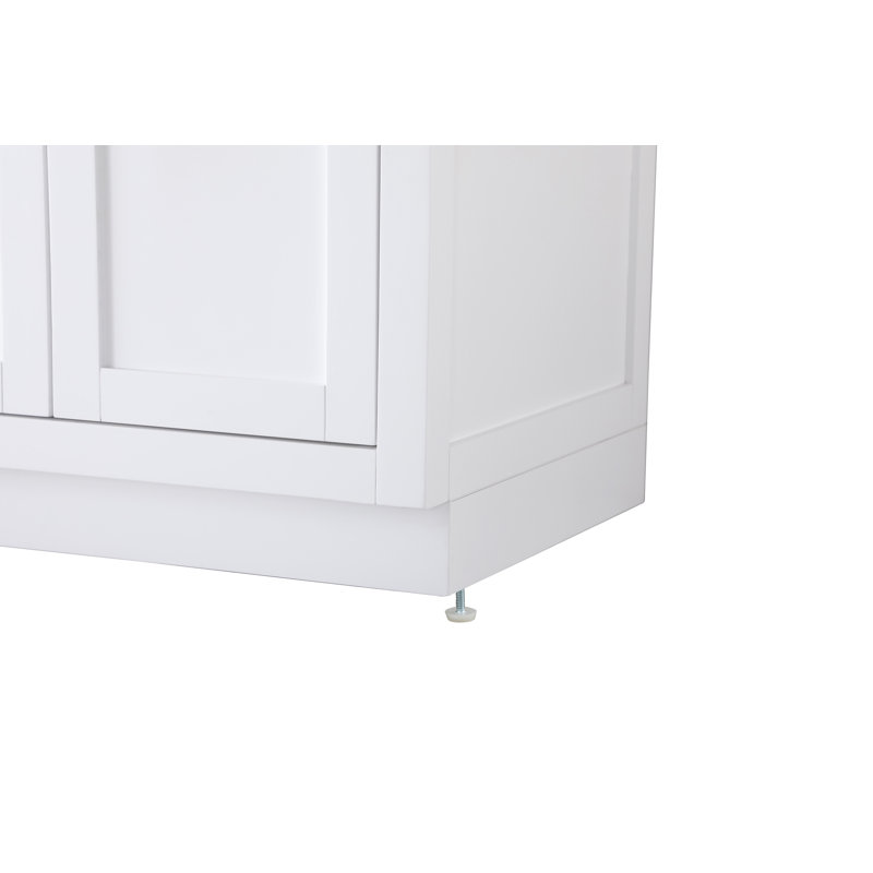 Ahner 72 inch Double Bathroom Vanity, White