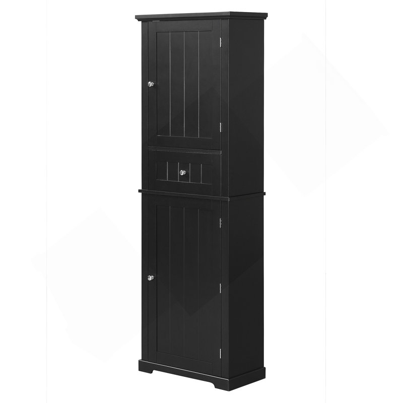 Bajo Linen Cabinet, Black