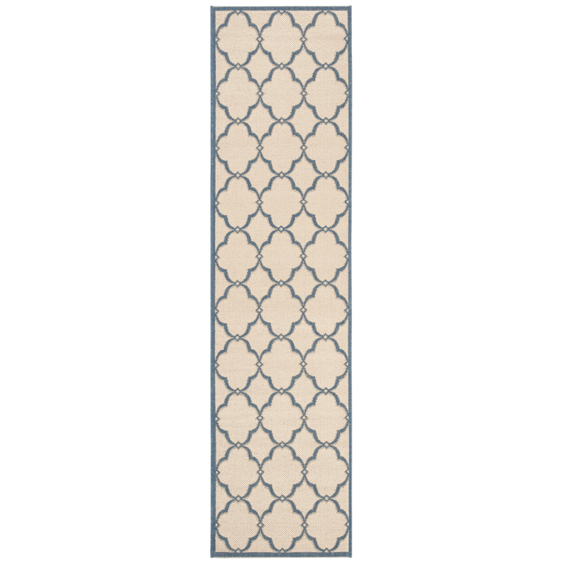 Adler Performance Geometric Indoor/Outdoor Area Rug, Runner 2'2" x 12'