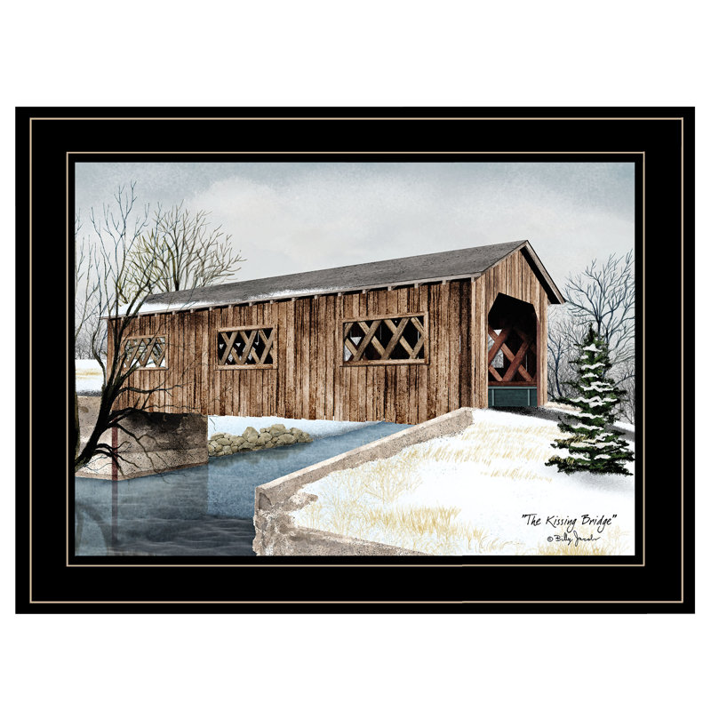 The Kissing Bridge, DIY Chart Counted Cross Stitch Patterns Needlework 14 ct