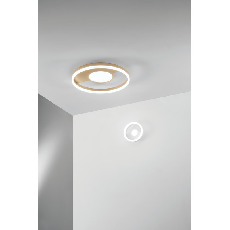 Ayzah Flush Mount, Gold