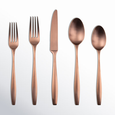 Edianna Stainless Steel Flatware - Set of 20