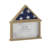 Quincy Memorial Flag Display Case with Certificate Holder, Pine Wood Shadow Box for Flag, Certificate-91051781-91051780