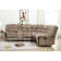 3-Piece Modern And Upholstered Soft Manual Reclining Sectional With Cupholders And Storage