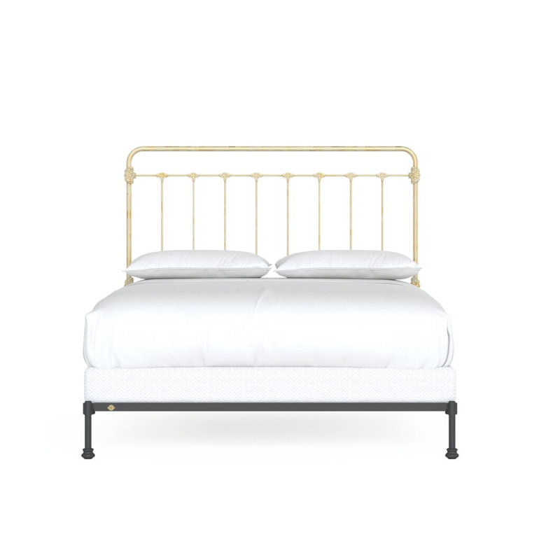 Lit en fer Picket Fence, King