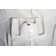 The Renovators Supply Inc. 21'' White Vitreous China Rectangular Bathroom Sink with Overflow