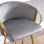 Ensemble de 30 tabourets de bar de 30 pouces avec repose-pieds chromé et base simple en velours-1424604176