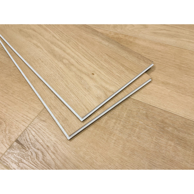 9" x 60" x 8mm Oak Click Lock SPC Luxury Vinyl Plank, Renegade Tan