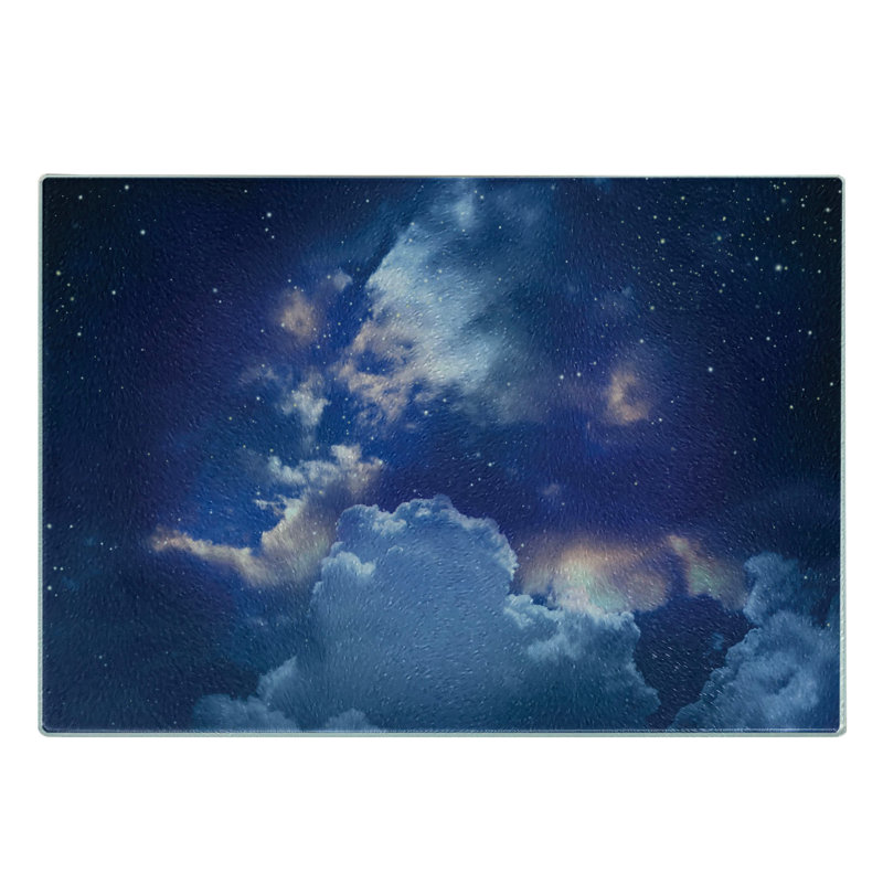 Planche à découper en verre trempé Ambesonne